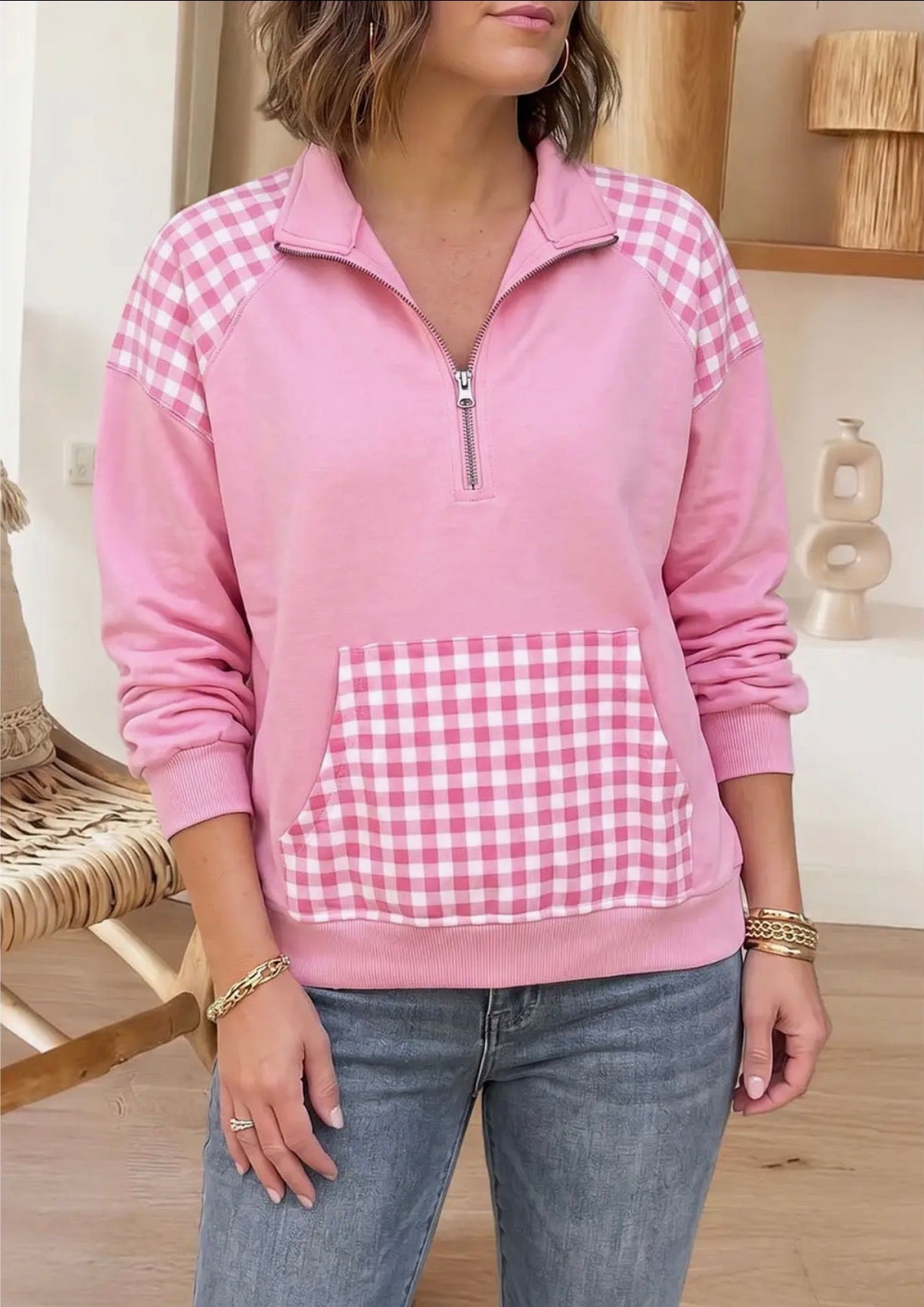 Harvest Quarter Zip Crew