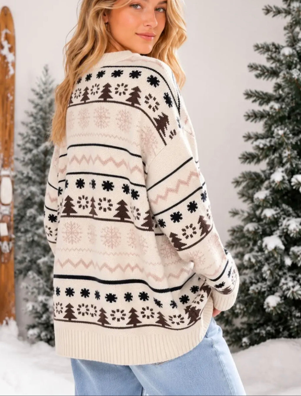 Moose Track Sweater