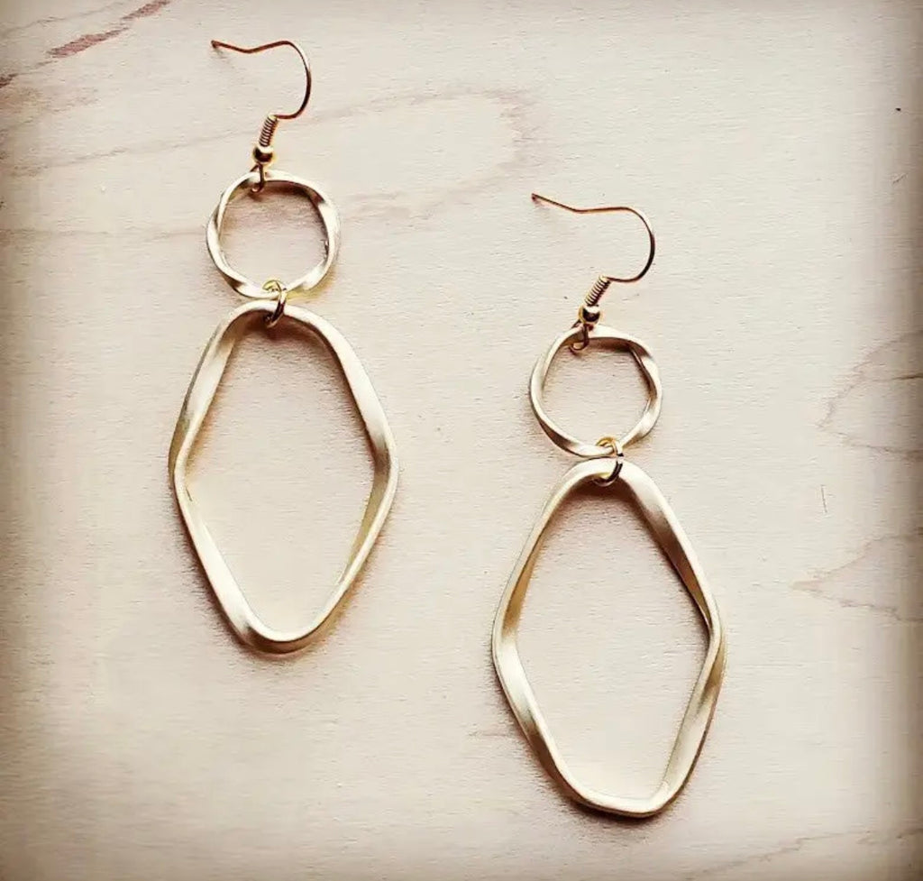 Oval Hoop Earring