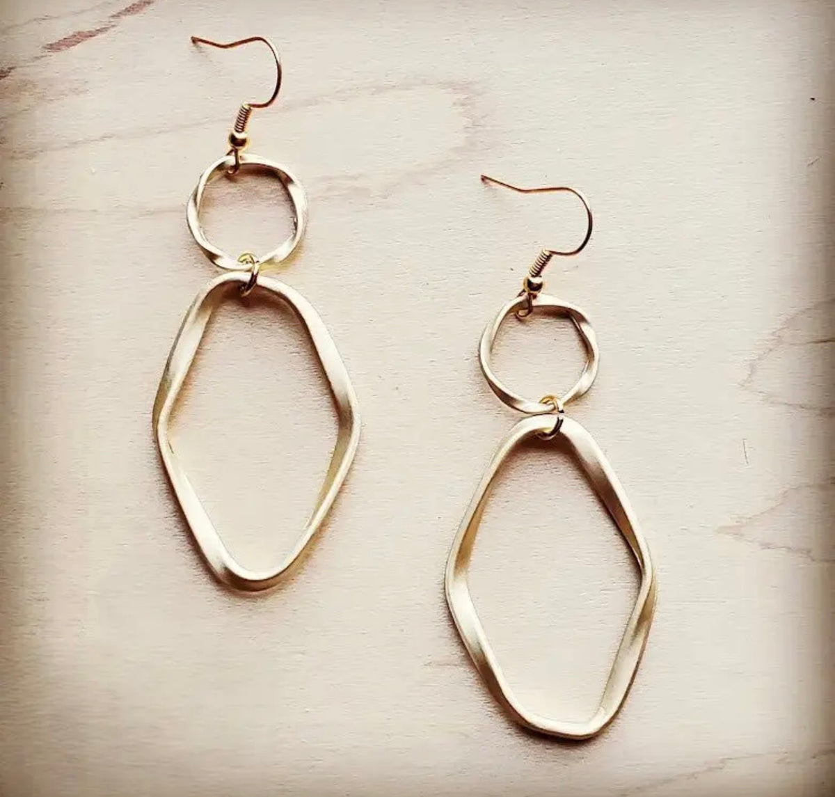 Oval Hoop Earring