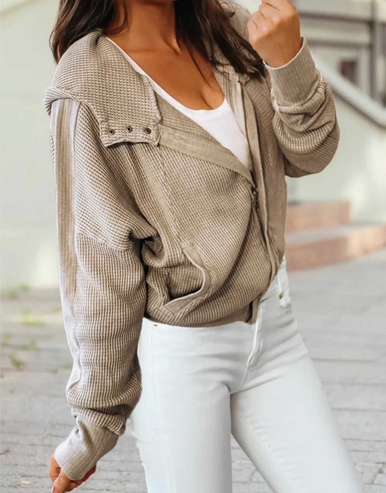 Cozy Cabin Waffle Jacket