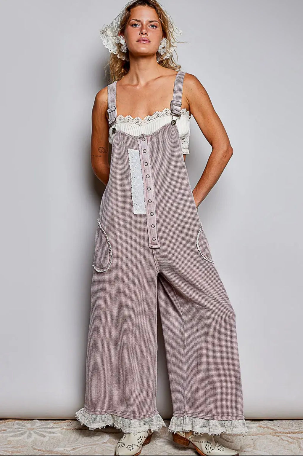 Cotton Lace Overall