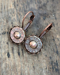 Copper 45 Earrings.