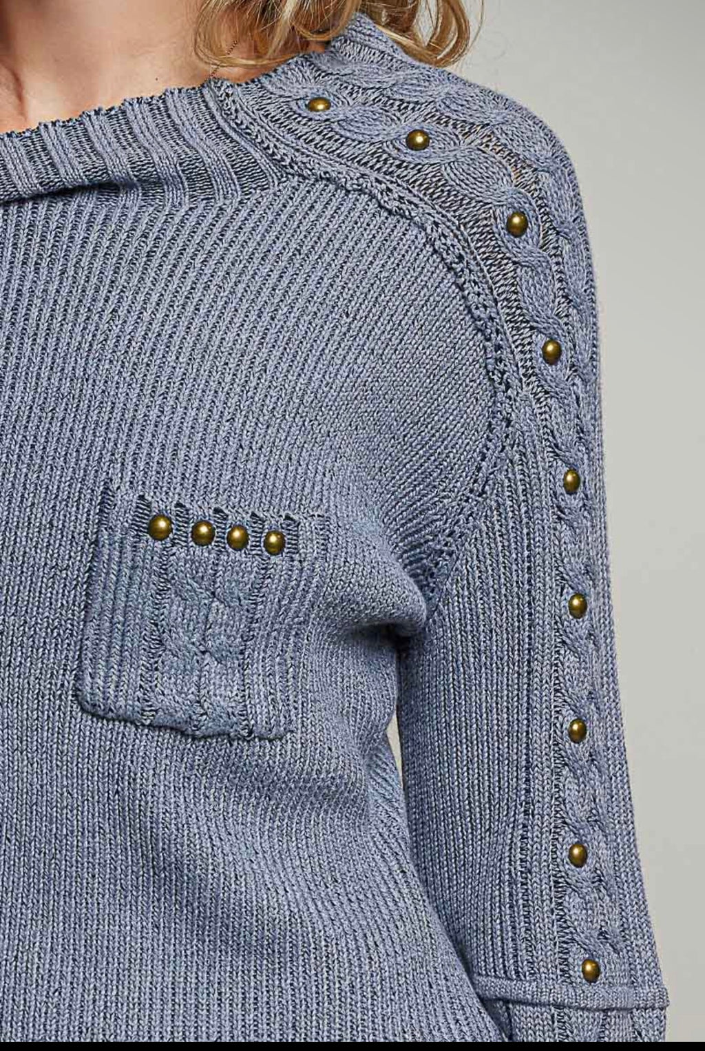 Rib Band Sweater