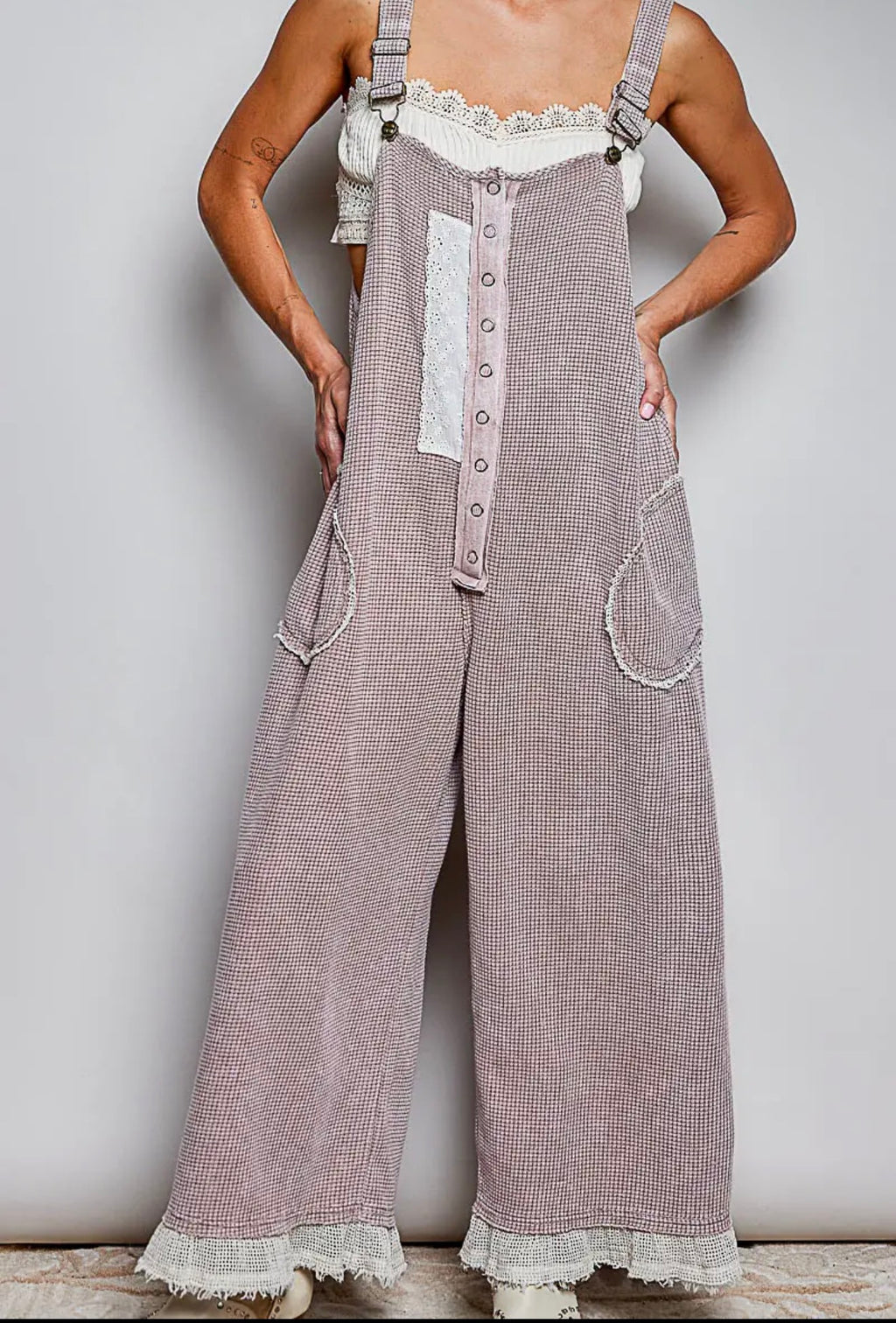 Cotton Lace Overall