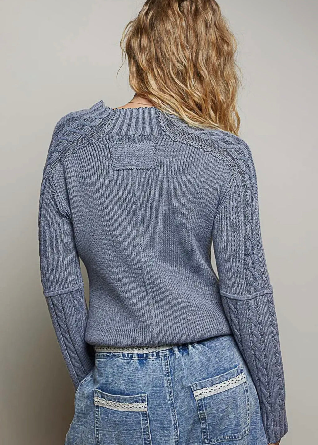 Rib Band Sweater