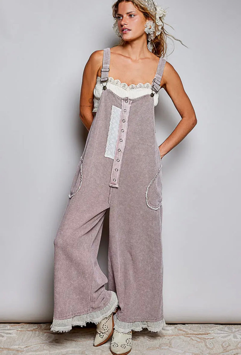 Cotton Lace Overall