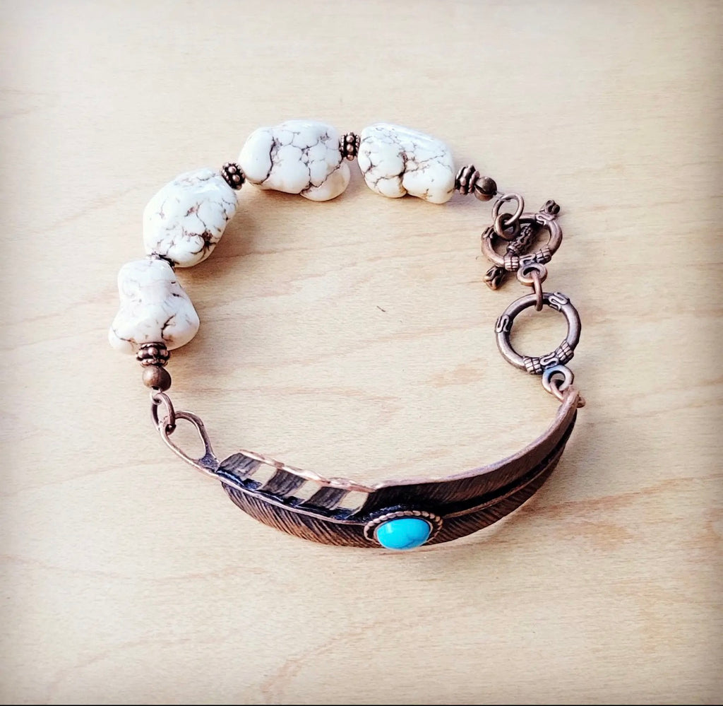 Free Spirit Feather Bracelet