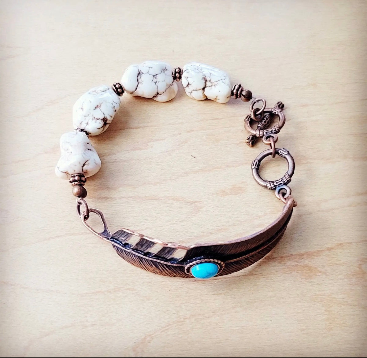 Free Spirit Feather Bracelet