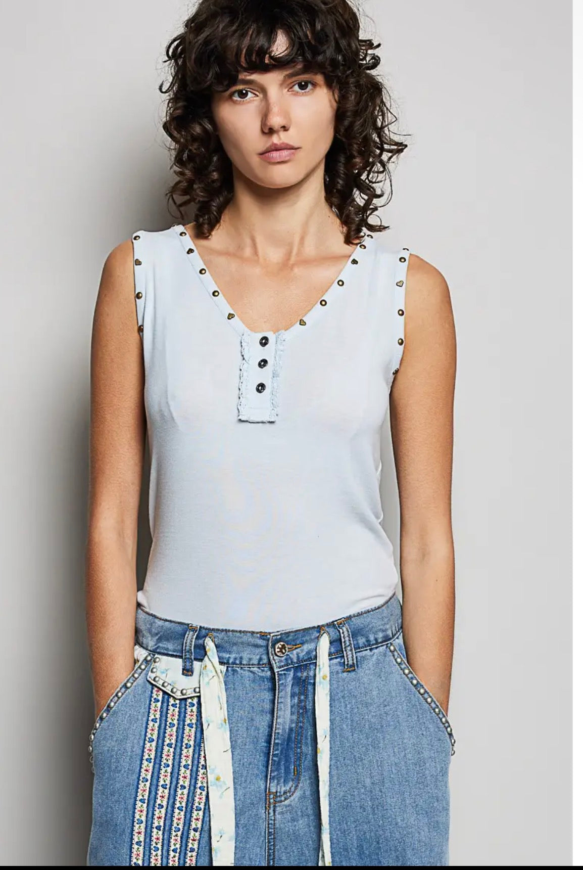 Soft Henley Tank