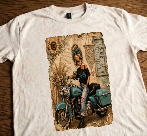 Cutie Girl Biker