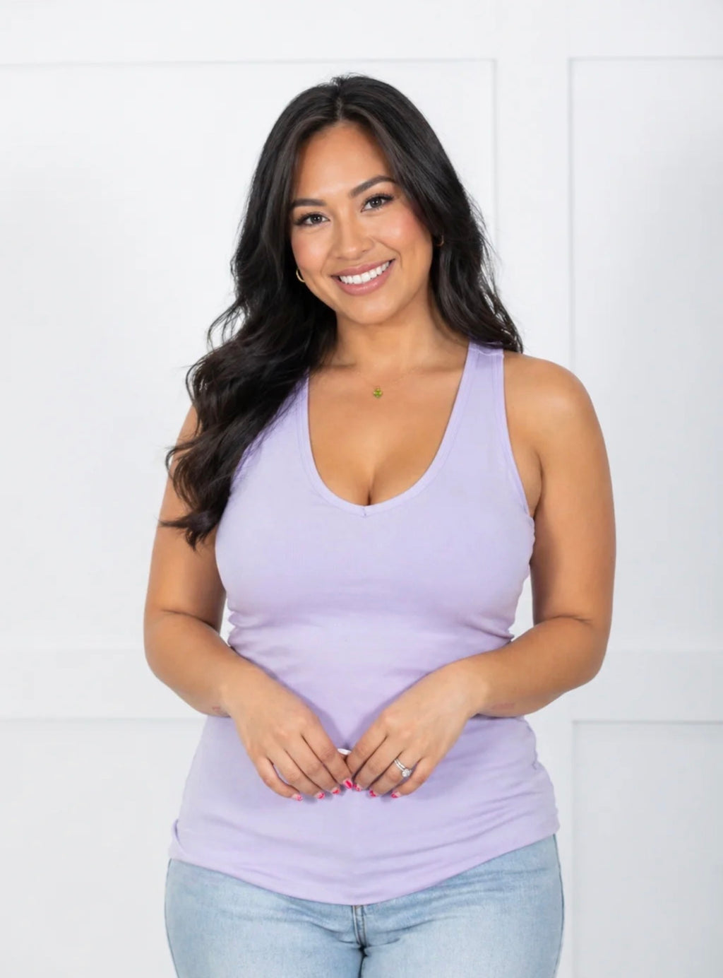 The Simply Free V Neck Freedom Tank