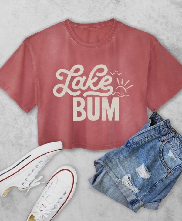 Lake Bum Cropped Tee