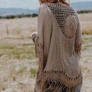 Dreamy Macrame Kimono