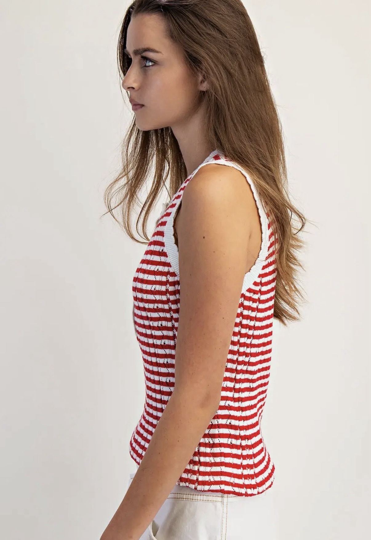 Stripe Tank Top Pointel
Sweater Top - Image 3