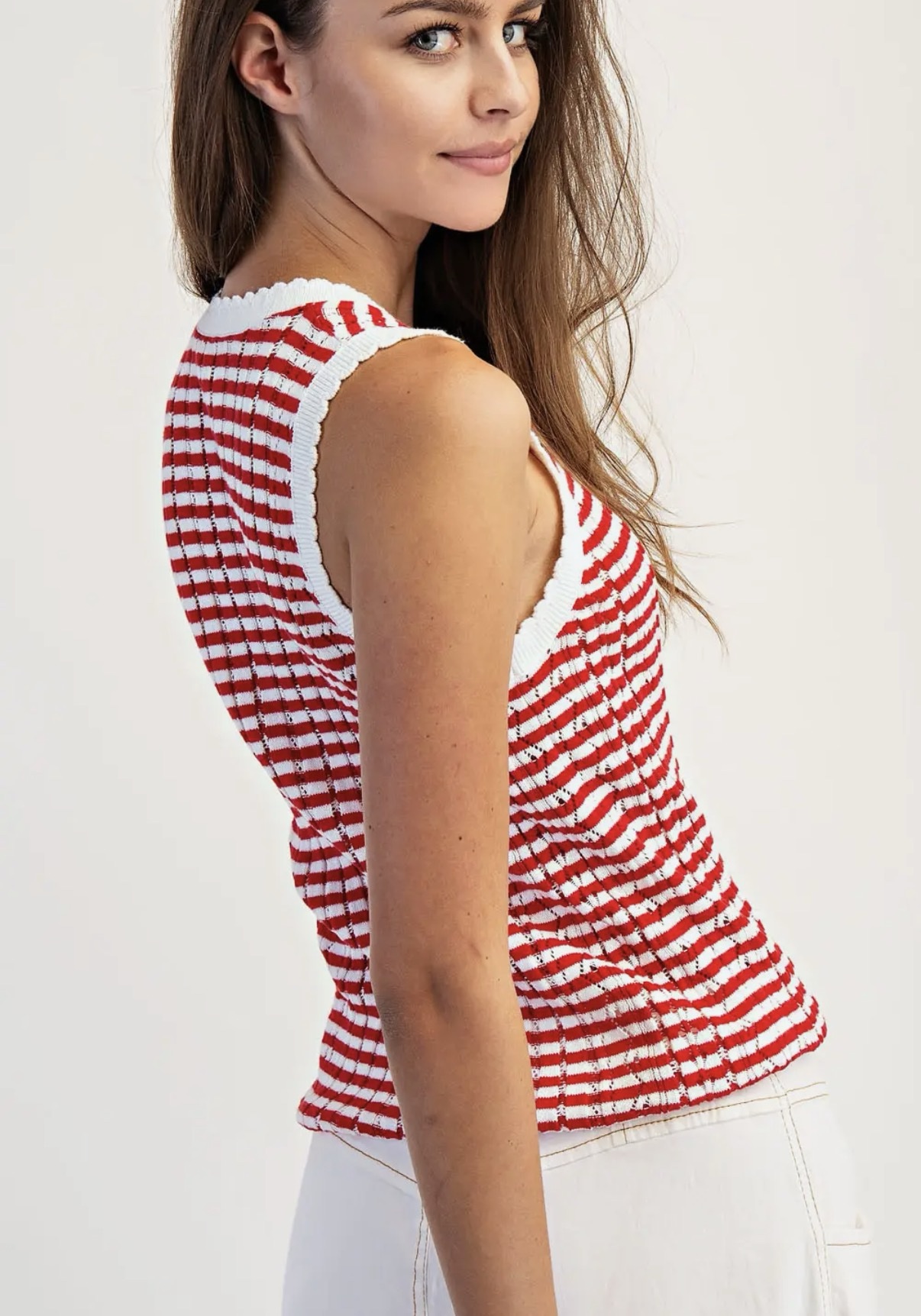 Stripe Tank Top Pointel
Sweater Top - Image 2