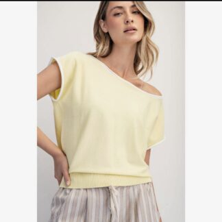 Asymmetric Cinched
Waist Sweater